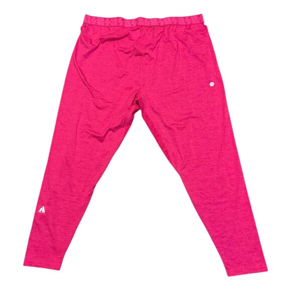 Eddie Bauer $85 First Ascent Hot Pink Base Layer Leggings Size XL - Picture 2 of 3